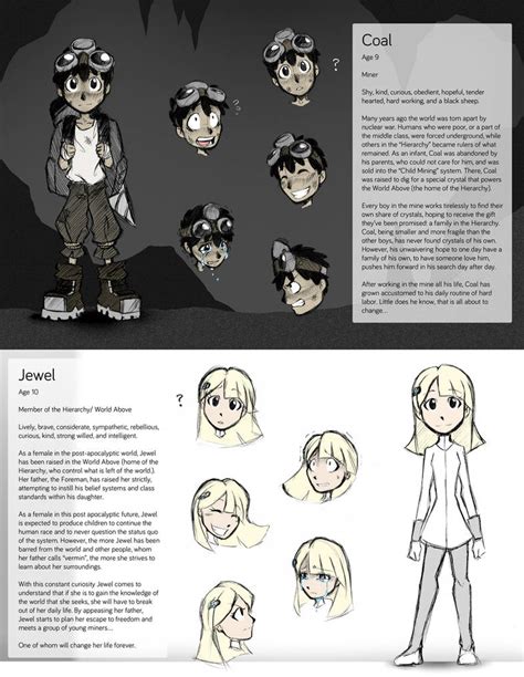 Mine Character Sheets Coal And Jewel By Smudgeandfrank On Deviantart