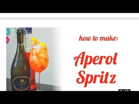 Scopriamo i principi attivi, i meccanismi di azione, e le eventuali controindicazioni di queste bevande che sono diventate quasi una moda, in particolare tra i giovani. How to Make Aperol Spritz Home | Pro | Expert, SPRITZ ...