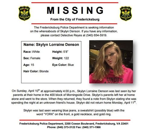 Teenage Girl Reported Missing Updated