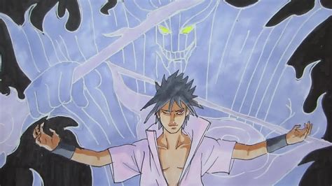 Looking for the best wallpapers? Drawing Sasuke Susanoo - YouTube