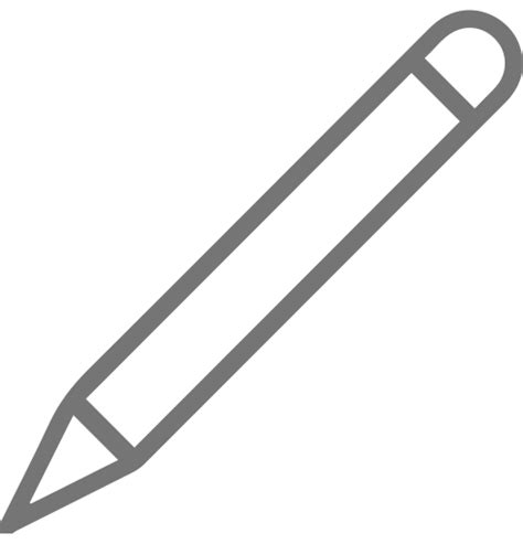 تصميم قلم رصاص واجهة المستخدم والإيماءات الرموز