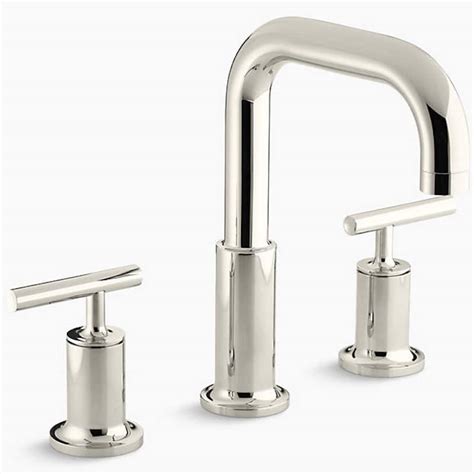 Check the brand new kohler kitchen faucets collection 2018. Kohler Purist Widespread - Shown in Vibrant Moderne ...