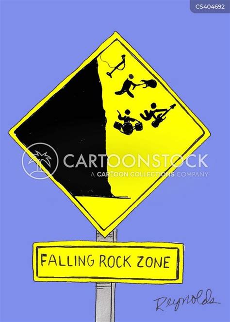 Falling Rocks Cartoons And Comics Funny Pictures From Cartoonstock