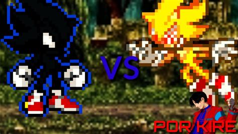 Android Sprite Animation Dark Sonic Vs Fleetway Super Sonic Youtube