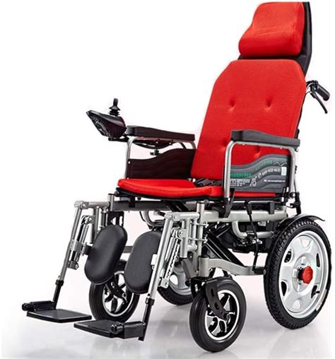 chaise pour personnes Âgées fauteuil roulant Électrique léger et pliable avec dossier