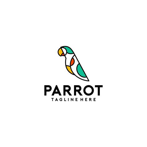 Parrot Logo Vetor Premium