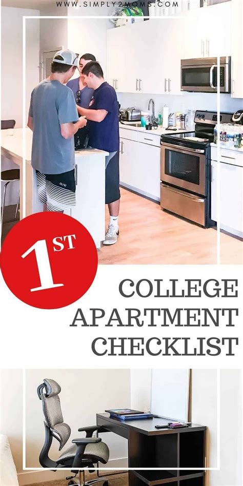 The Ultimate First College Apartment Checklist 2022 Must Have List In