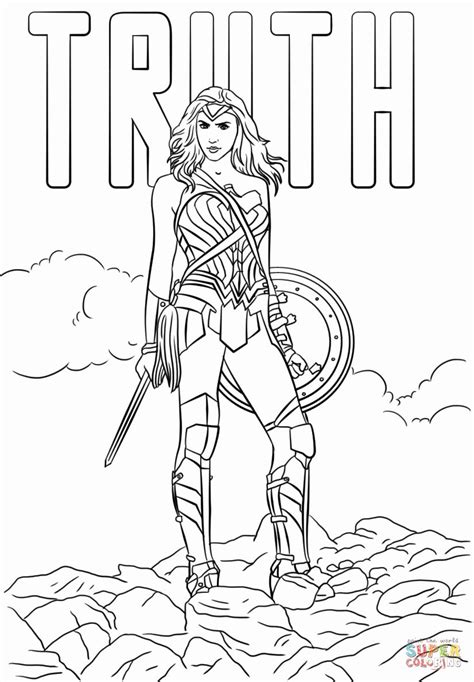 And now, at last, the justice league of superman, batman, wonder woman, aquaman, and more has finally come together on screen. 21 Wonder Woman Coloring Book | Superhero coloring pages ...