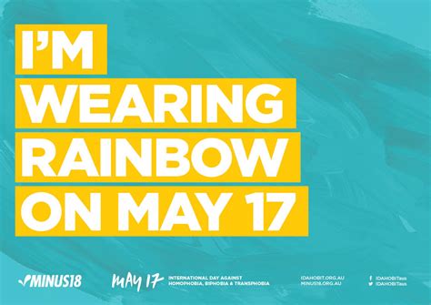 Most importantly it's a time for lgbtqia+. IDAHOBIT Day! - Charles Sturt University Library Blog