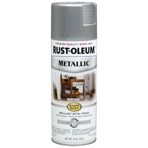 Rust Oleum Spray Paint Silver Metallic 7271830 Tools Painting