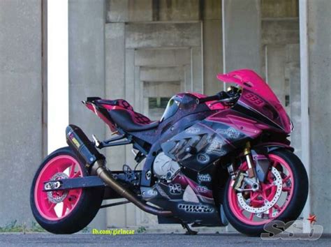 Dream bike, pink motorcycle suzuki gsx these pictures of this page are about:pink suzuki motorcycles. Black Pink | Suzuki motorcycle, Bmw s1000rr, Pink bmw