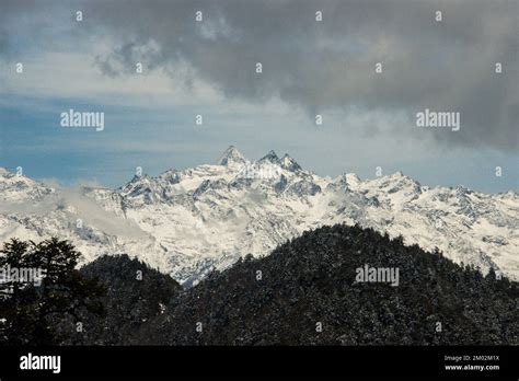 Beautiful Snowy Mountains and Hills of Rara National Park and Rara Lake