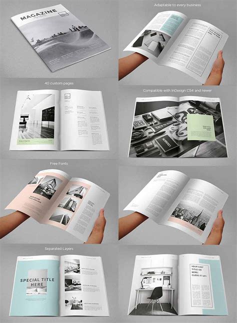 30 Magazine Templates With Creative Print Layout Designs Laptrinhx