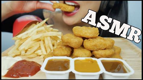 ASMR McDonalds Chicken Nuggets French Fries EATING SOUNDS SAS ASMR YouTube