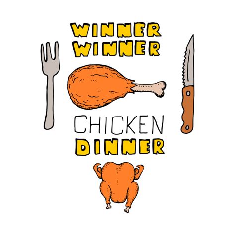 Winner Winner Chicken Dinner Illustration Graphic Phone Case