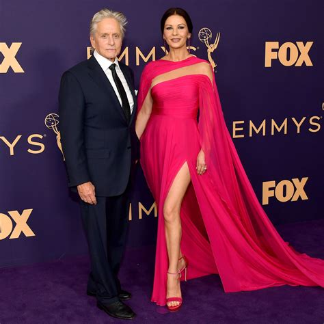 how catherine zeta jones celebrated her husband michael douglas emmy nomination