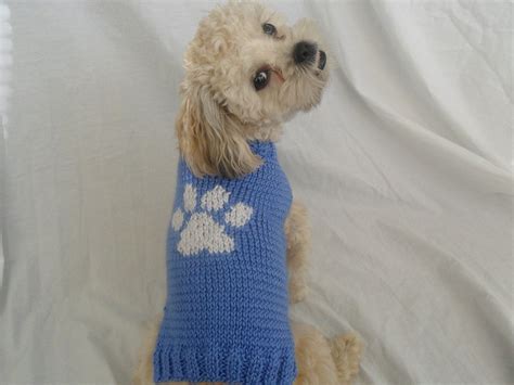 Counter Zed Knit A Dog Sweater Pattern One Piece Dog Sweater Pattern
