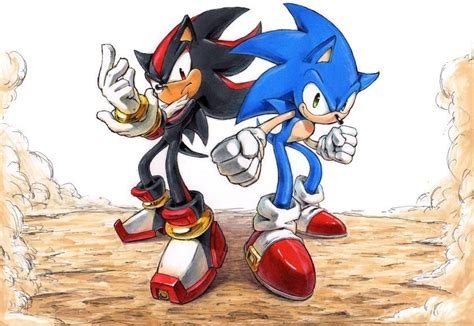 Sonic And Shadow By Raseinn On Deviantart