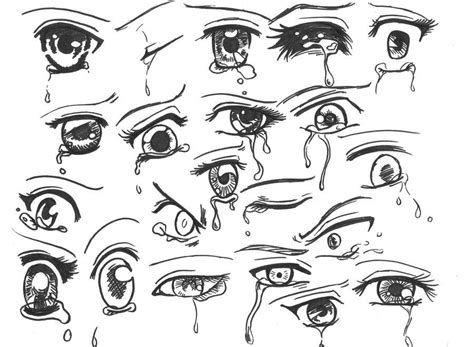 Tearyeyesbydeathdemonq11 Manga Eyes Crying Eye Drawing Eyes