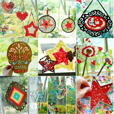 7 New Ways To Make Homemade Suncatchers With Plastic Beads Melted Bead
