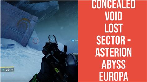 Destiny 2 Beyond Light Concealed Void Lost Sector Location Asterion