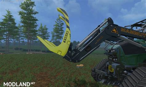 Log Fork Duo V 1 2 MultiColorFix XL Version Mod For Farming Simulator