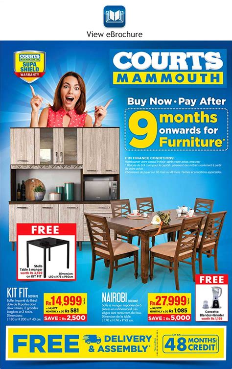 Enter your notice, case or citation number in the box provided. Courts Mammouth - eBrochure Dining tables & kitchen ...