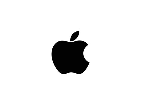 White Apple Logo Transparent Background