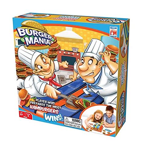 Buy Fotorama Burger Mania Sizzling Build A Burger Game Fast Paced