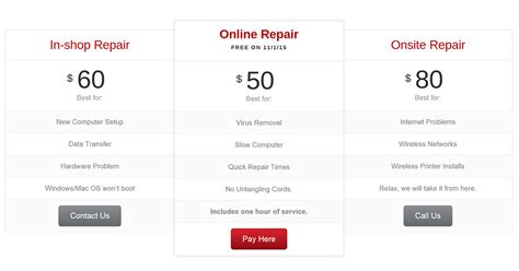 A person requiring repairing service for his computer or a company who needs an expert for their computer department on regular basis. Computer Repair Pricing | Computer repair, Computer repair ...
