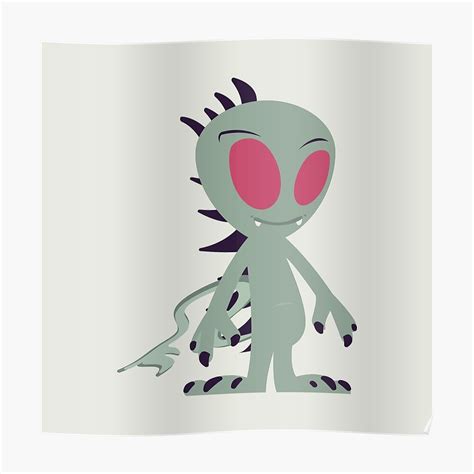 Cute Little Chupacabra Poster By Eggtooth Redbubble