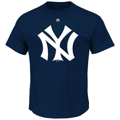Men S New York Yankees Majestic Navy Blue Cooperstown Official Logo T