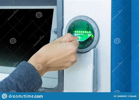 Atm Machine Stock Image Image Of Touchscreen Ecommerce 134006541