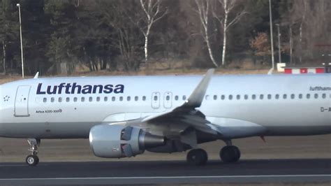 Lufthansa Airbus A320 Sharklets D Aizu Landing Berlin Tegel