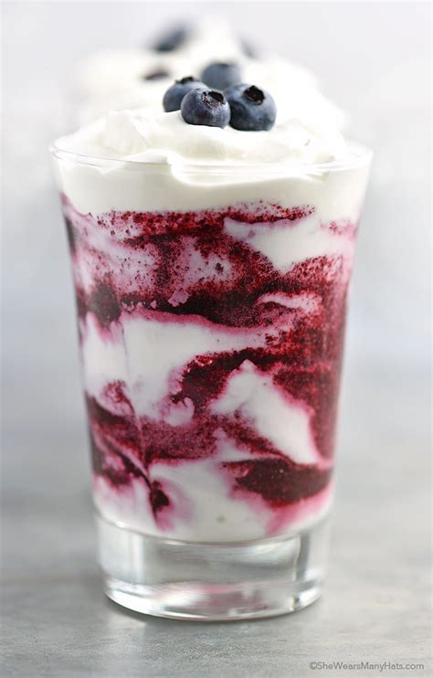 Easy desserts for people who say they can't bake. Blueberry Fool Recipe | She Wears Many Hats