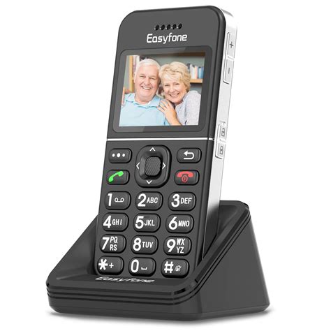 Buy Easyfone T100 Gsm Sim Free Big Button Mobile Phone For Seniors Easy To Use Clear Sound Cell