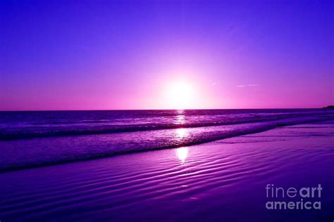 Majestic Purple Sunset Photograph By Rachelle Celebrity Artist Fine