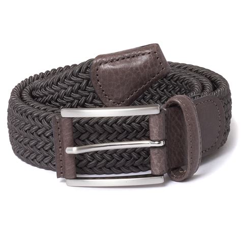 Andersons Elastic Woven Belt Grey Af3689 G6