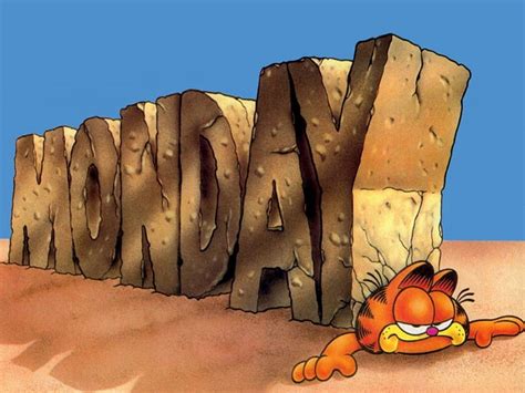 Monday Garfield Cartoons Garfield Hd Wallpaper Peakpx