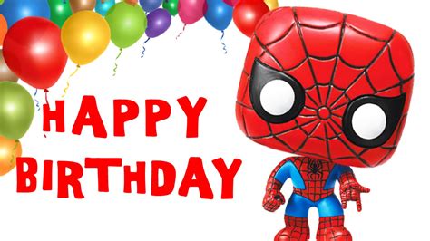 Birthdays only come once a year, so this is your chance to make the occasion special! Spider-man Sings Happy Birthday Song Greetings - Marvel ...