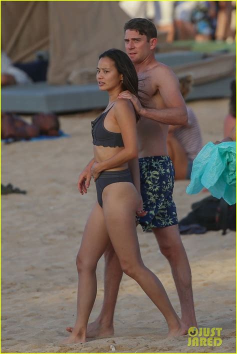 Jamie Chung And Husband Bryan Greenberg Make A Hot Couple At The Beach In