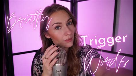 Asmr Breathy Whispers Trigger Words Youtube