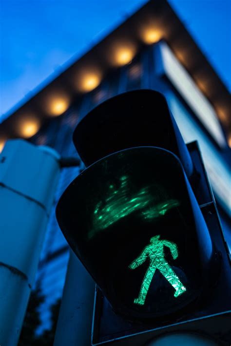 Green Man Green Traffic Light Green Man Green
