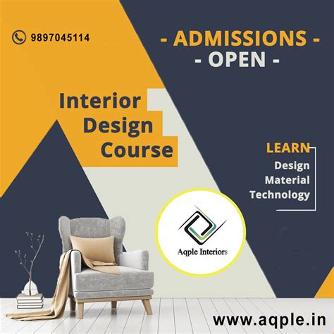 Learn Design Material Technology Interior Designing Course Call Us