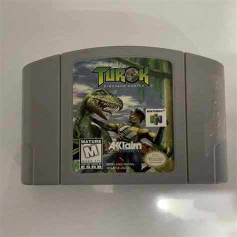 Turok Dinosaur Hunter Nintendo 64 1997 N64 Cartridge Only Tested