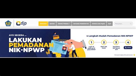 Viral CARA MUDAH PEMADANAN VALIDASI NIK JADI NPWP BAGI WAJIB PAJAK ORANG PRIBADI YouTube