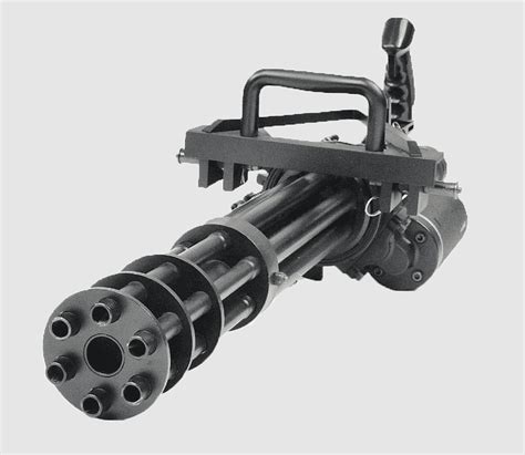 M61 Vulcan M249 Light Machine Gun Gatling Gun Minigun Beretta Ak47
