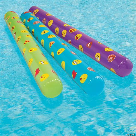 What are pool noodles made of? Inflatable Emoji Pool Noodles - Discontinued