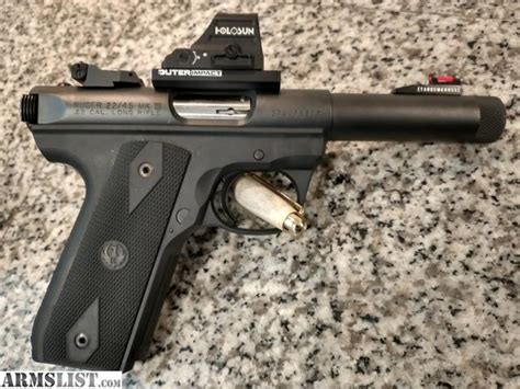 Armslist For Sale Ruger Mkiii 2245 Threaded Holosun 507c Red Dot