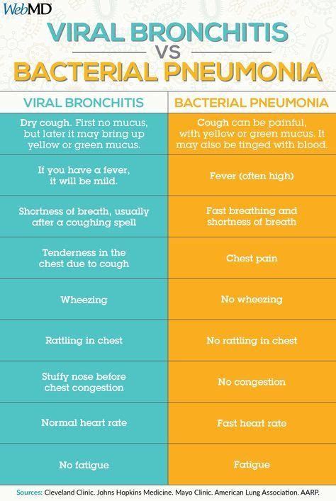 Viral Bronchitis Vs Bacterial Pneumonia Nurse Practitioner School